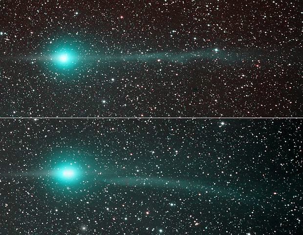 Comet C/2007 N3 (Lulin) Joseph Brimacombe (CC BY 2.5) via Wikimedia commons