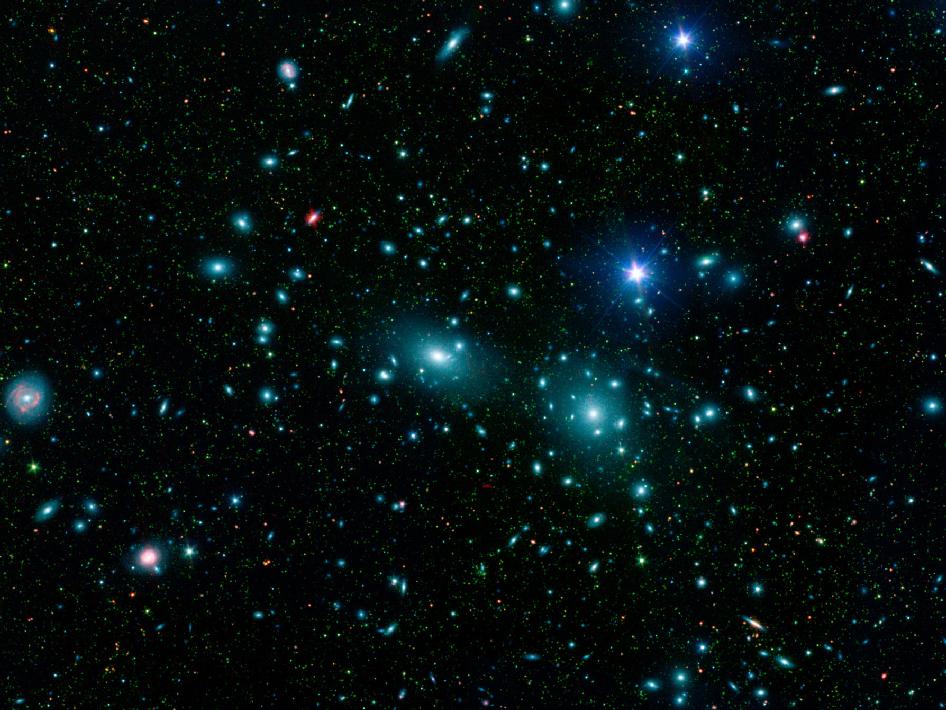 Dwarf Galaxies in the Coma Cluster NASA, JPL-Caltech, SDSS, Leigh Jenkins, Ann Hornschemeier (Goddard Space Flight Center) et al.