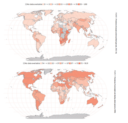 Worldwide malnourishment levels from 2012-2014, and the global prevalence of obesity in 2008. Food and Agriculture Organisation of the UN
