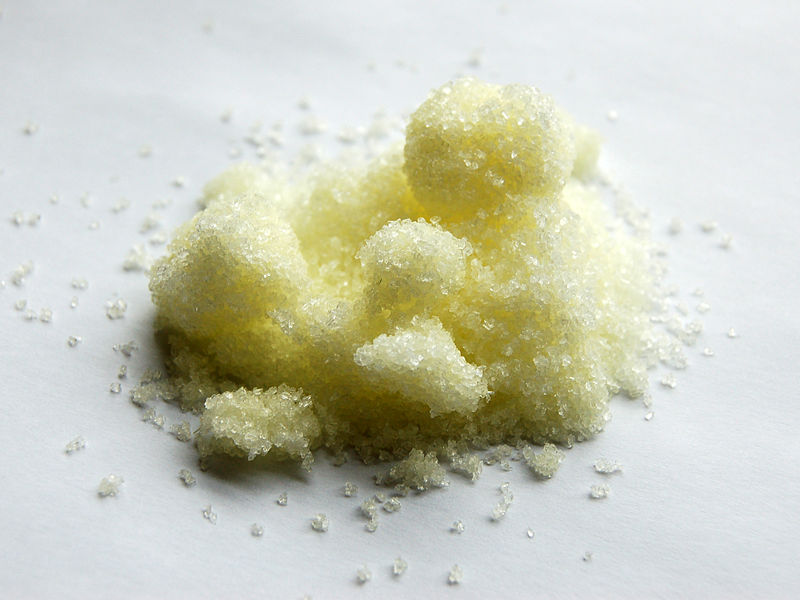 Aluminium salt via Wikipedia Commons