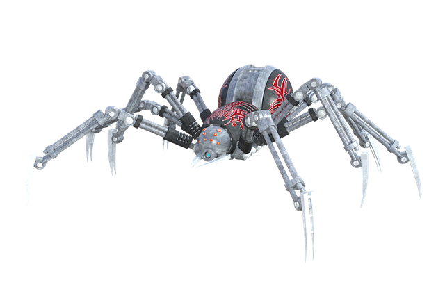 Artists impression of a robotic spider. Public domain image.