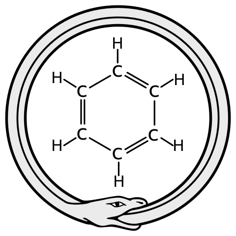 Ouroborous image By Haltopub via Wikimedia Commons