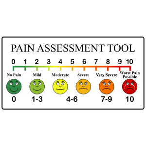 The Pain Scale SVG images