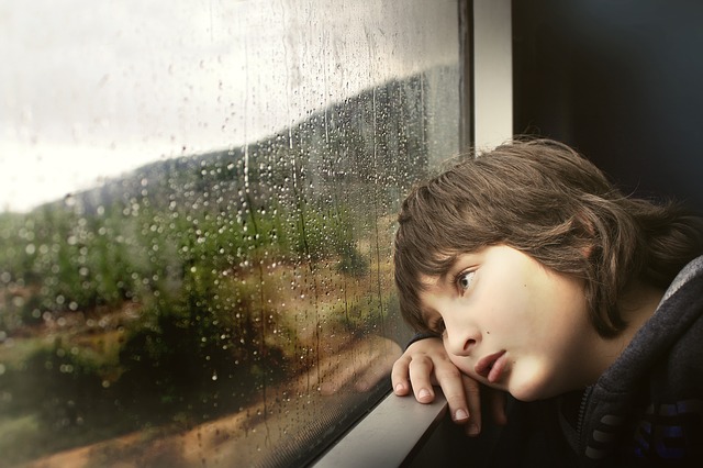Boy by window Unsplash (CC0 Public Domain via Pixabay)