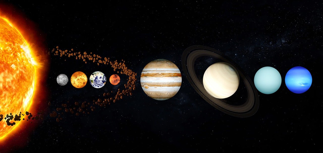 Solar system BlenderTimer via Pixabay.