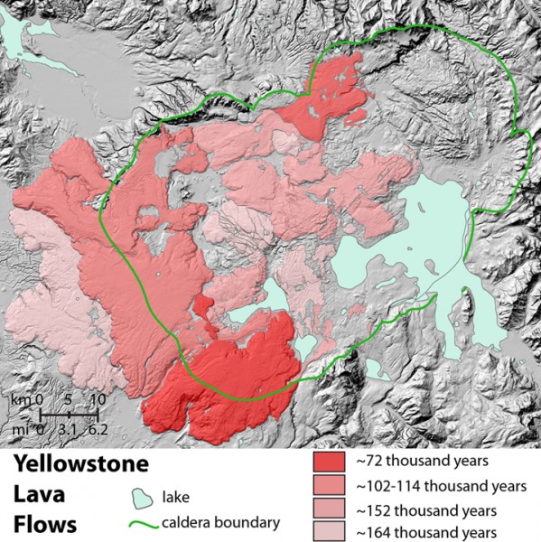 Yellowstone lava flows USGS